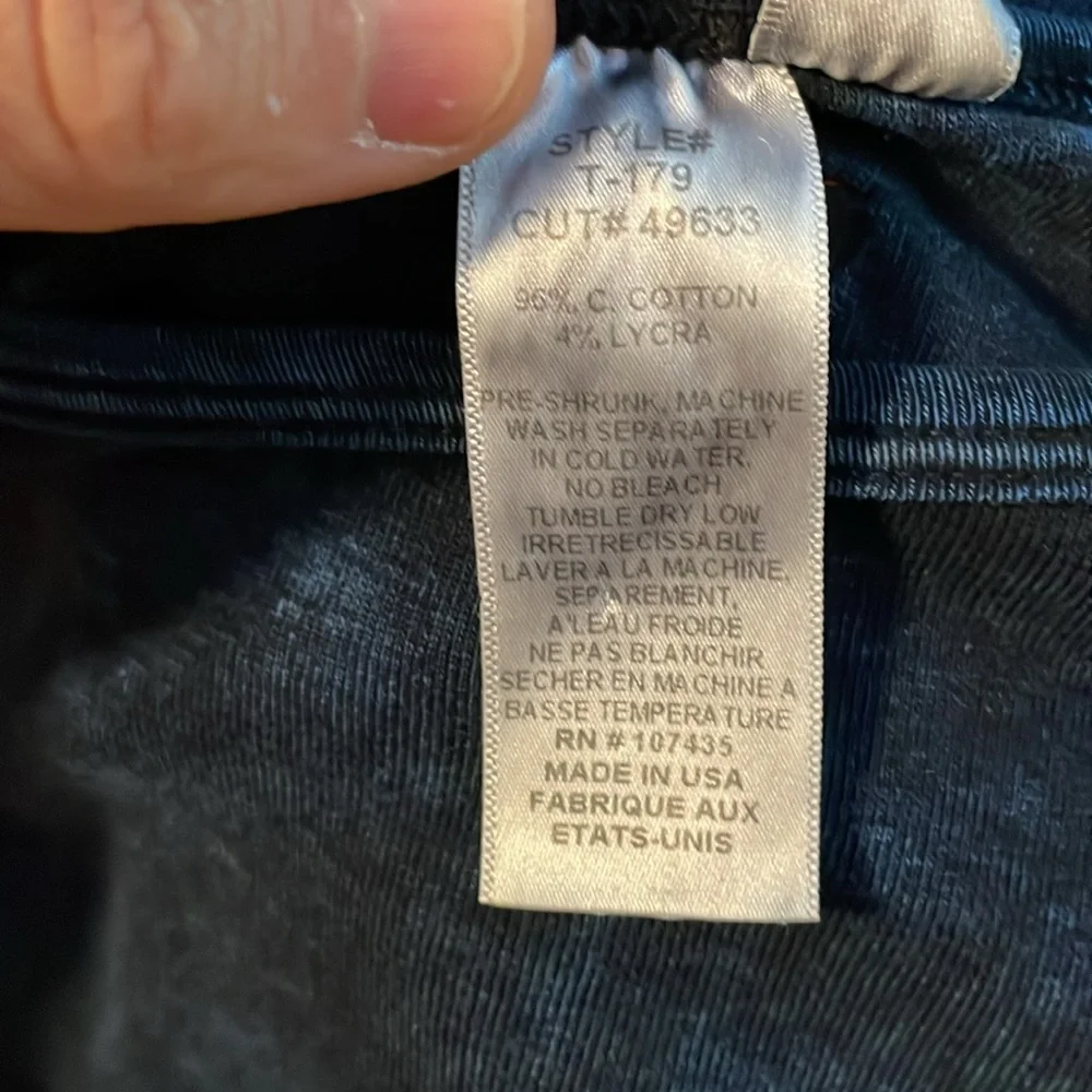 Hard Tail Blue Long Sleeve Top - Picture 4 of 6